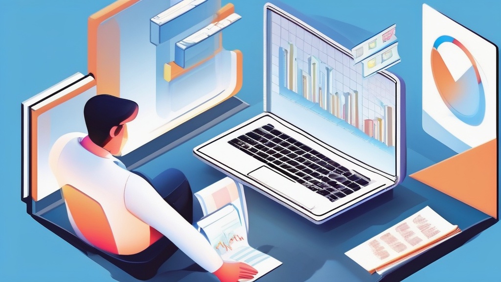 Small business owner reviewing rising tariff charts and customs documents on laptop