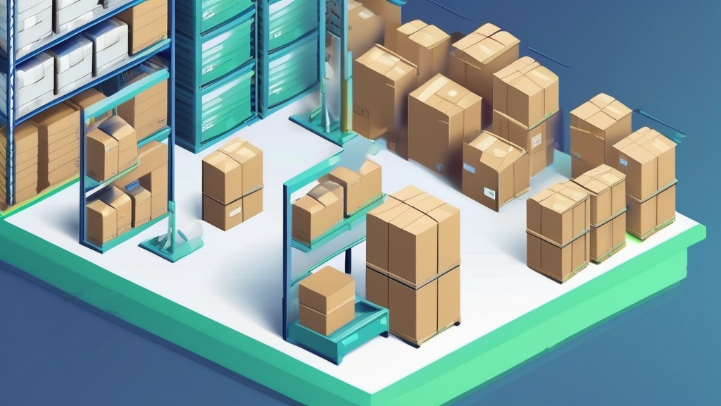Warehouse dashboard showing inventory accuracy metrics and label print statistics