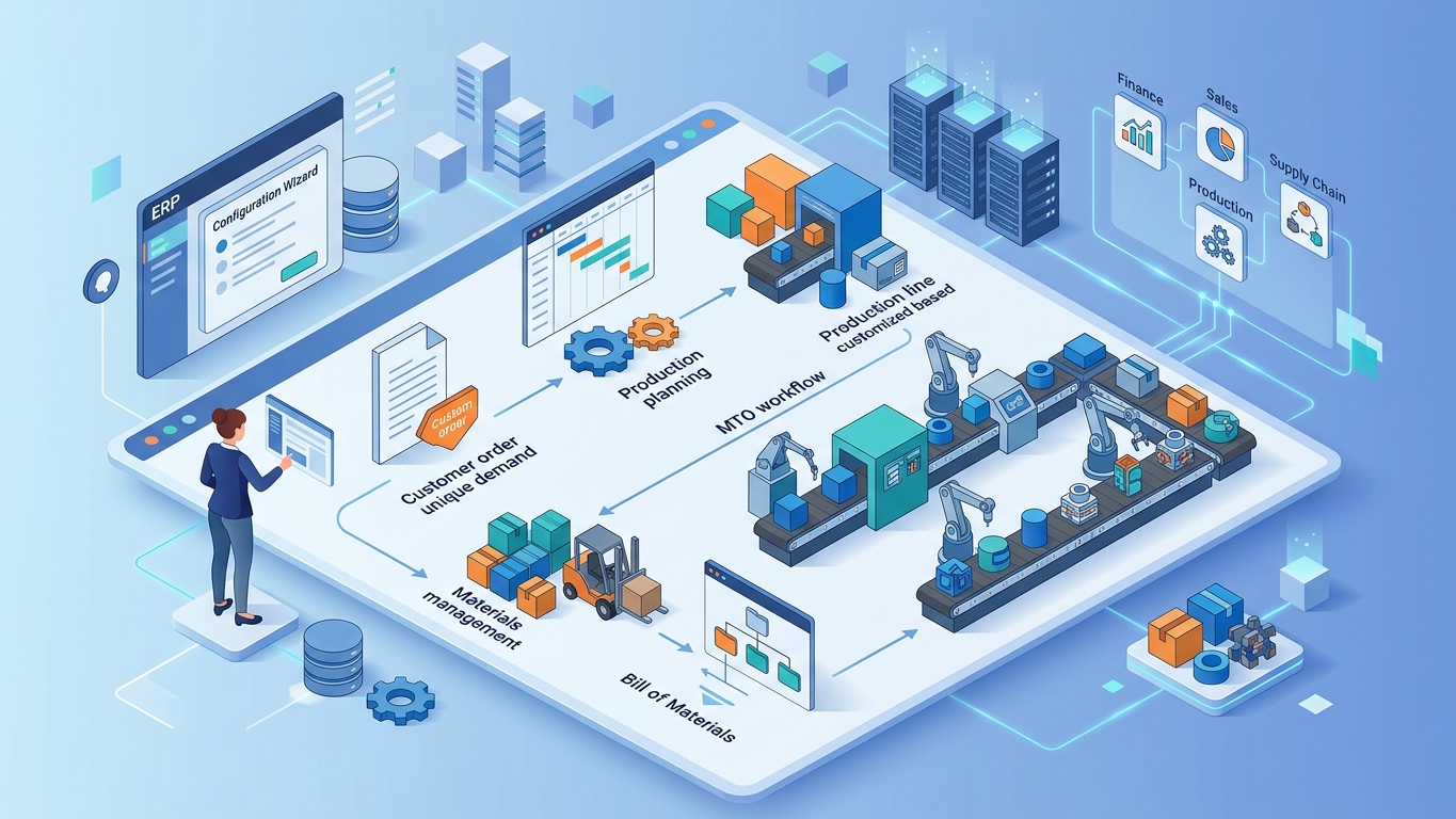 Multi-step inventory pull chain workflow