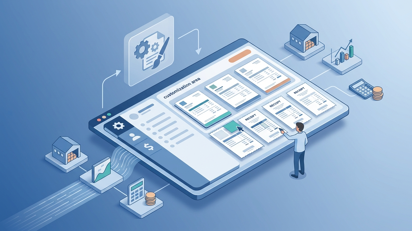 Can I customize receipts on Odoo Online (SaaS)?